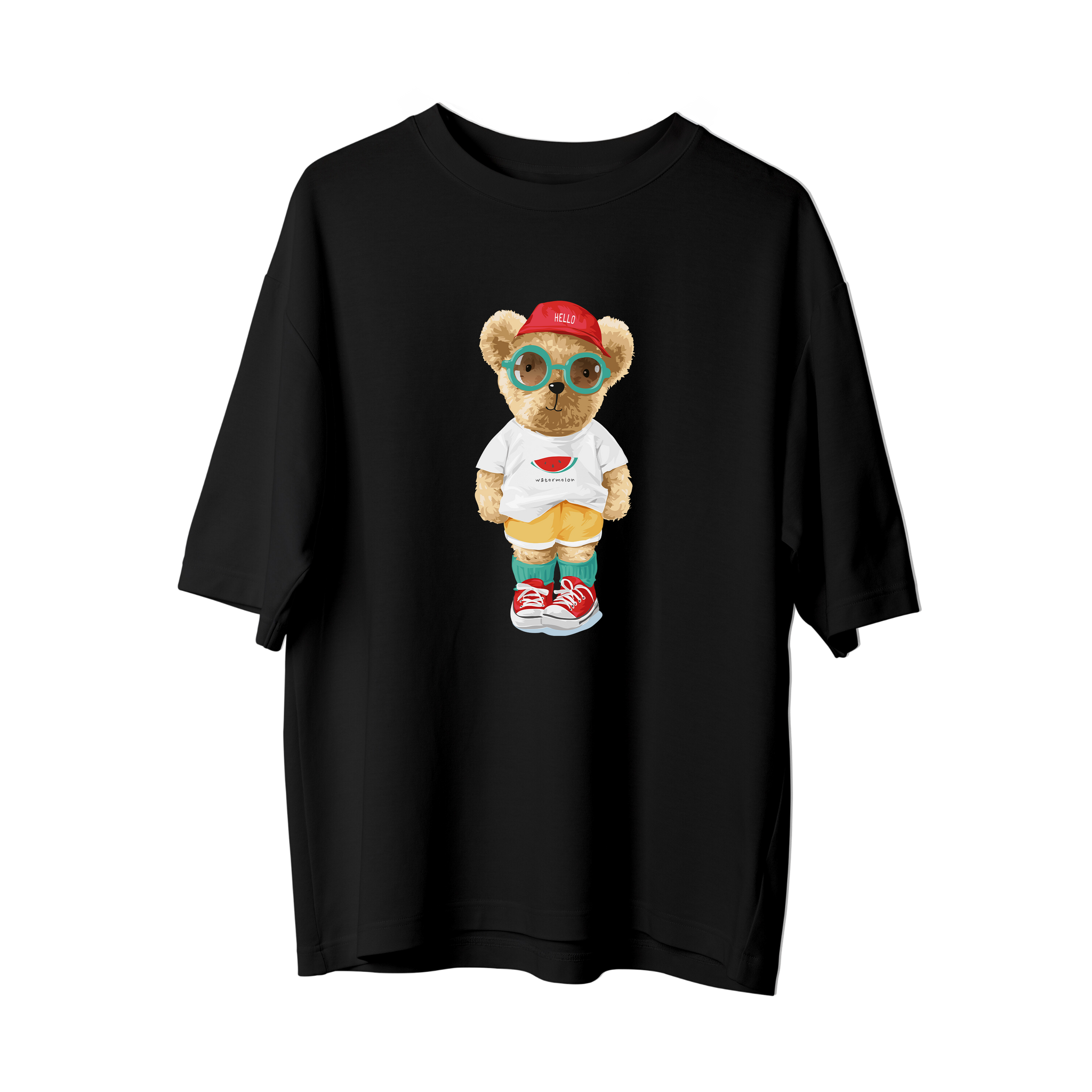 BEAR WITH GLASSES - Oversize T-Shirt