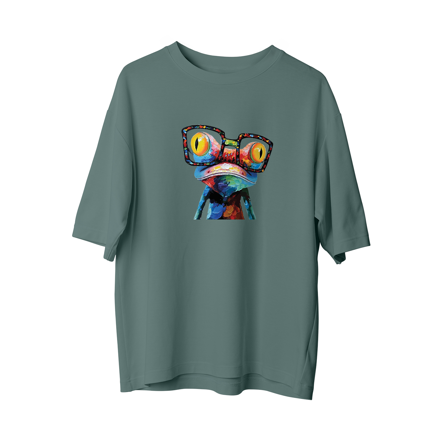 CURIOS FROG - Oversize T-Shirt